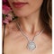 Art Deco Diamond and Platinum Pendant Necklace, 18.75ct - image 4