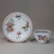 European milk glass tea bowl and saucer, 18th century - image 1