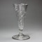 English wine glass with wrythen bowl, c.1760 - image 1