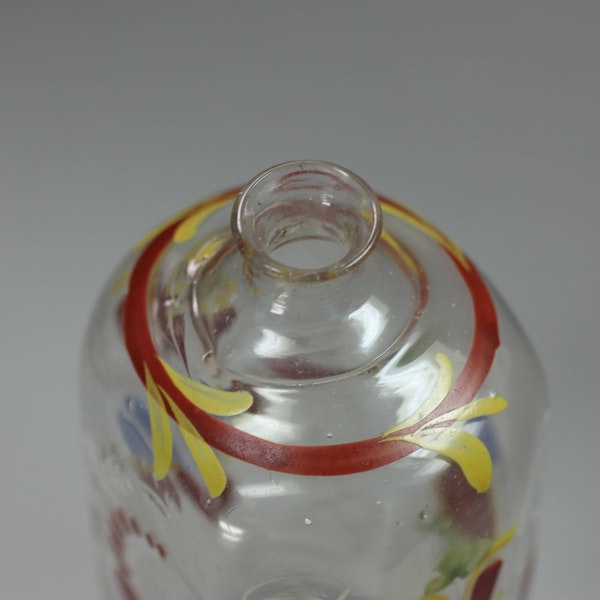 Bohemian glass flask, mid 18th century - image 4