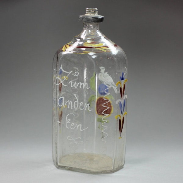 Bohemian glass flask, mid 18th century - image 2