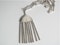 Georg Jensen Pendant 142 Bent Gabrielsen. Hand hammered chain Broom - image 3