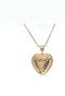 Heart shape diamond cluster necklace/pendant - image 4