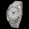 ROLEX OYSTER PERPETUAL DATE 115234 WHITE DIAMOND AND ROMAN NUMERALS - image 1