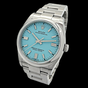 ROLEX OYSTER PERTUAL 126000 'TIFFANY' FULL SET 2022