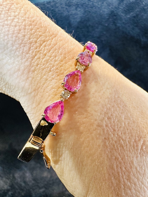 Pink Sapphire Bangle - image 6