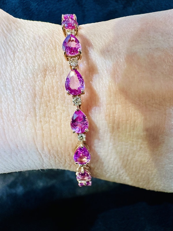 Pink Sapphire Bangle - image 7