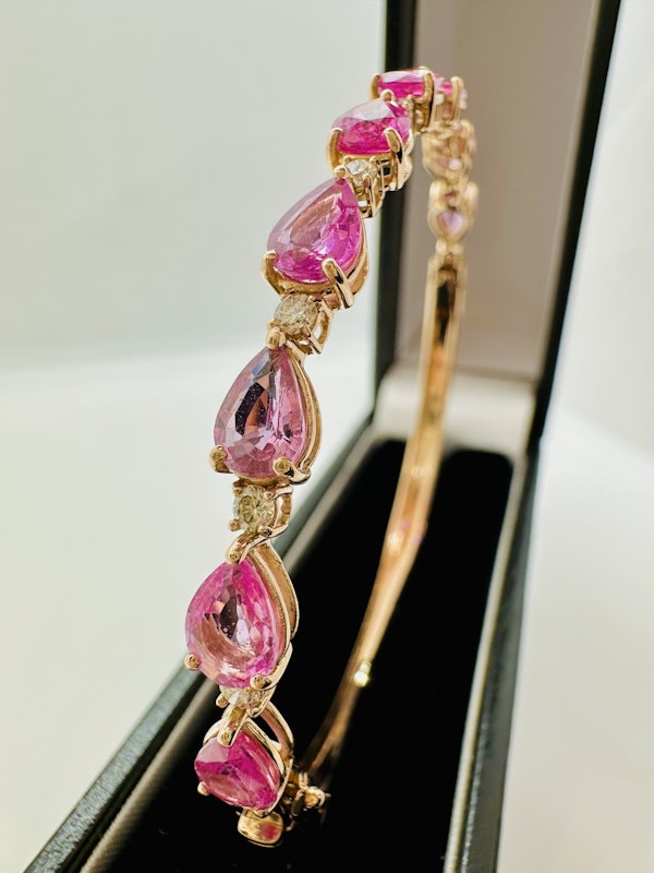 Pink Sapphire Bangle - image 3