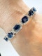 Natural Blue Sapphire 9.03ct & Diamond 0.56ct Bangle - image 6