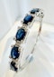 Natural Blue Sapphire 9.03ct & Diamond 0.56ct Bangle - image 7