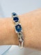 Natural Blue Sapphire 9.03ct & Diamond 0.56ct Bangle - image 4