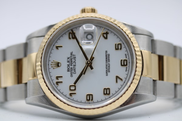 Rolex Datejust 36 36mm 16233 White Arabic Dial 2003 - image 8