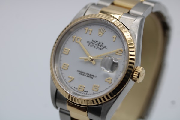 Rolex Datejust 36 36mm 16233 White Arabic Dial 2003 - image 4