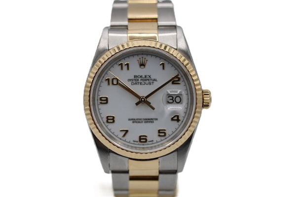 Rolex Datejust 36 36mm 16233 White Arabic Dial 2003 - image 2