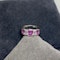 Pink Sapphire Diamond Ring in Platinum date London 2005, SHAPIRO & Co since1979 - image 1