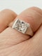 0.90ct Princess Cut Diamond Solitaire Engagement Ring - image 2