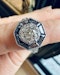 Art Deco Style, Diamond & Sapphire Ring - image 9