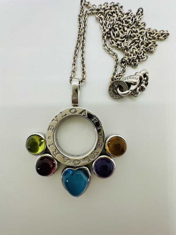 Bvlgari, Multi-Gem Allegra Pendant, Necklace - image 3