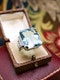 A very fine Platinum (tested 950), Aquamarine & Diamond Cocktail Ring. Circa 1935 - image 1