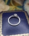 Platinum (tested), Asscher Cut, Natural Diamond Solitaire Ring. Pre-owned - image 2