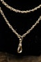 A very fine 15 carat (stamped), Yellow Gold Long Guard Chain, with a matching 15 carat (stamped), Yellow Gold  Lobster Claw Clasp,  English, Circa 1880 - image 3