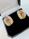 Natural Pink Sapphire & Diamond Earrings - image 6