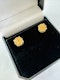 1.75cts Natural Fancy Vivid Orangy Yellow Diamond Stud Earrings - image 6