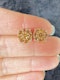 1.75cts Natural Fancy Vivid Orangy Yellow Diamond Stud Earrings - image 5