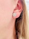 2.45ct Diamond Cluster Earrings - image 2