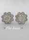 2.45ct Diamond Cluster Earrings - image 1