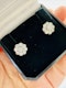 1.40ct Diamond Cluster Earrings - image 4