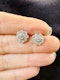 1.40ct Diamond Cluster Earrings - image 3