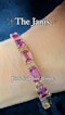 Pink Sapphire & Diamond Bangle. - image 4