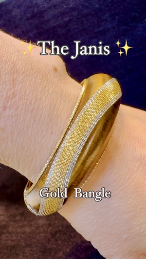 Gold Bangle.