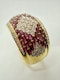 40.00ct Natural Ruby & 18.00ct Diamond Bangle - image 12