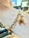 Yellow Gold Charm Bracelet. - image 4