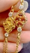 Yellow Sapphire & Diamond Bracelet. - image 4