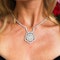 Art Deco Diamond and Platinum Pendant Necklace, 18.75ct - image 5