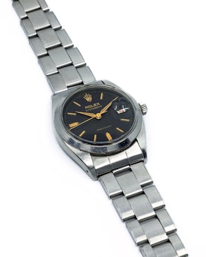 1957 Rolex Precision 6494 - Tropical Gilt Dial - Roulette Date Vintage