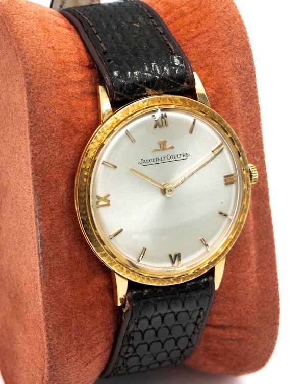 1955 Jaeger-LeCoultre Dress Watch - 18k Florentine Bezel Mint Condition - Rare Vintage 33mm - image 4