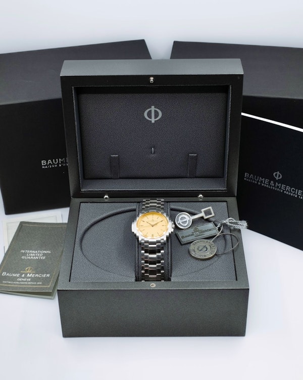 1995 Unworn Baume & Mercier Shogun 5136.018.3 - B&P Full Collectors Set - image 10