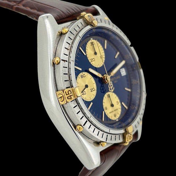 BREITLING CHRONOMAT 39mm BLUE DIAL FULL SET 1991 - B13047 - image 3