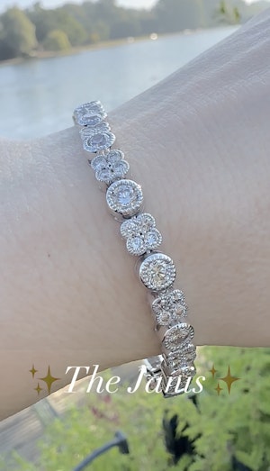 6.90ct Diamond Tennis/Line Bracelet.