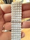 White Pearls & Diamond Bracelet - image 2