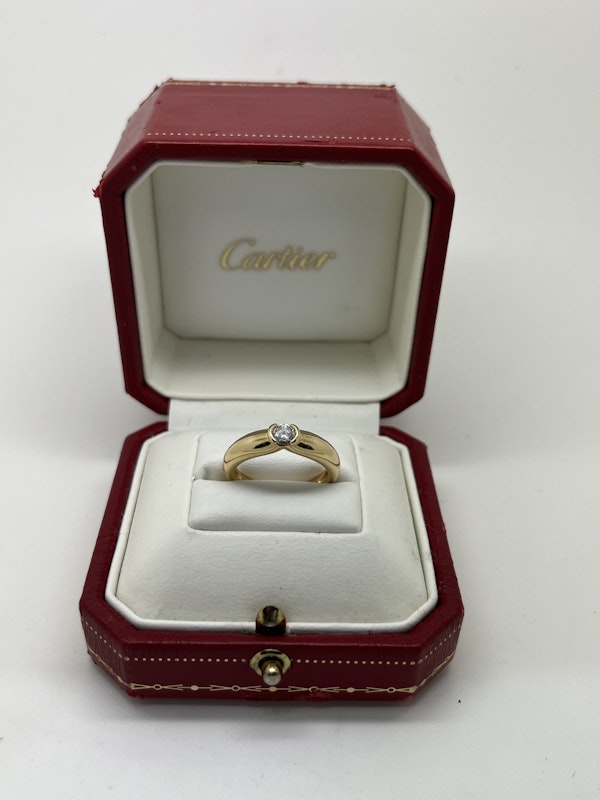 Cartier Diamond Ring 18ct Yellow Gold. Mark Constable Unit 301 - image 1