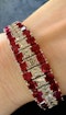 18K White Gold, 29.56ct Natural Ruby & 11.82ct Diamond bracelet - image 11