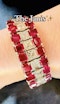 18K White Gold, 29.56ct Natural Ruby & 11.82ct Diamond bracelet - image 12