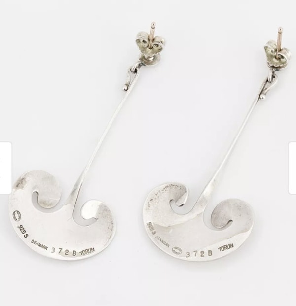 Georg Jensen Vivianna Torun earrings 372b - image 2