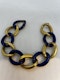 Lovely Vintage 18ct gold Enamel Bracelet at Deco&Vintage Ltd - image 1