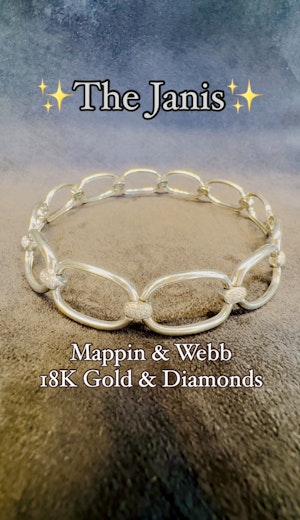 Mappin & Webb, Diamond & Gold Necklace.